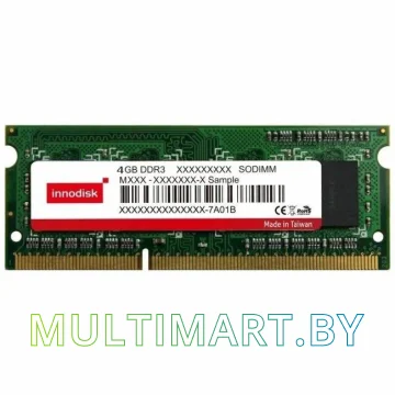 Оперативная память Innodisk 4GB DDR3 SODIMM PC3-12800 (M3S0-4GMJDLPC)
